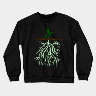 Growing plant Crewneck Sweatshirt